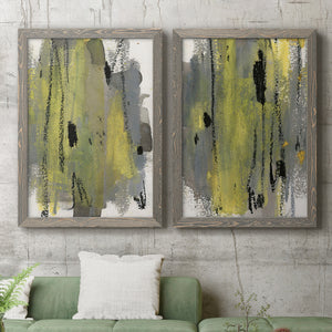 Loft Pastel I - Barnwood Framed Canvas Set