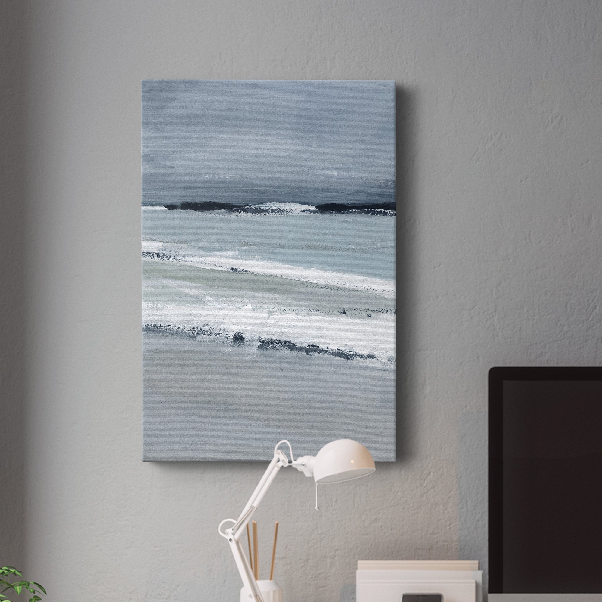 Sea Lines II Premium Gallery Wrapped Canvas - Ready to Hang