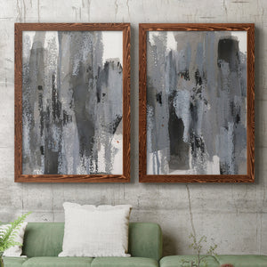 Loft Pastel III - Barnwood Framed Canvas Set