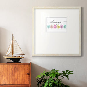 Happy Easter Premium Framed Print Double Matboard