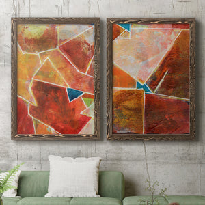 Primary Connection VII - Barnwood Framed Canvas Set