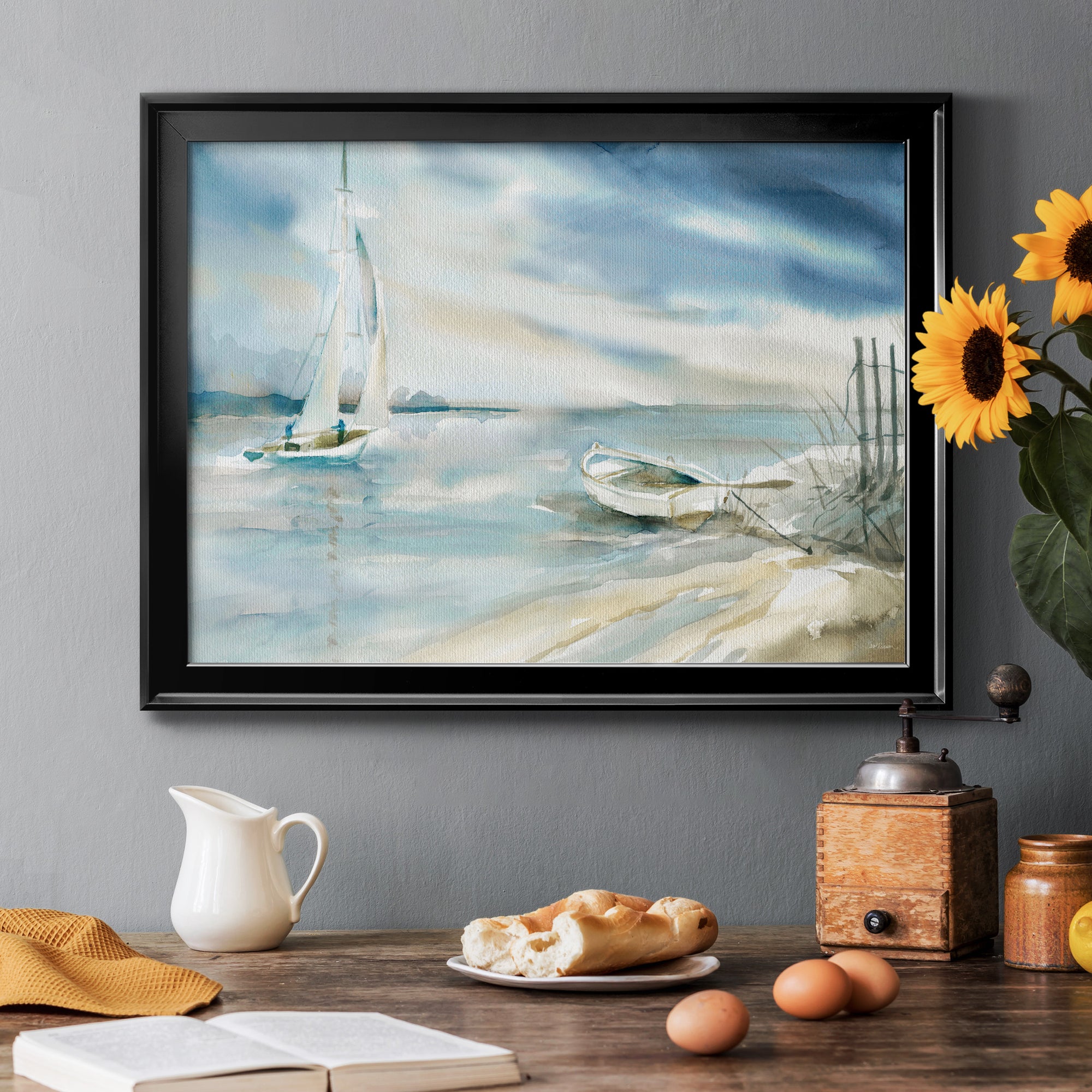 Subtle Sail Premium Classic Framed Canvas - Ready to Hang