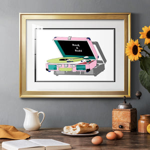 Record Shop I - Modern Framed Art Print