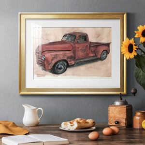 Antique Pickup I Premium Framed Print - Ready to Hang