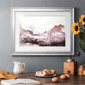 Pink Scenery - Modern Framed Art Print