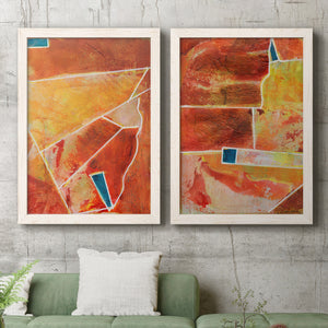 Primary Connection III - Barnwood Framed Canvas Set