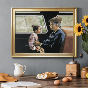 Road Trip II - Modern Framed Canvas Print
