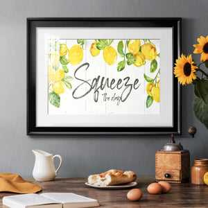 Lemon Squeeze - Modern Framed Art Print
