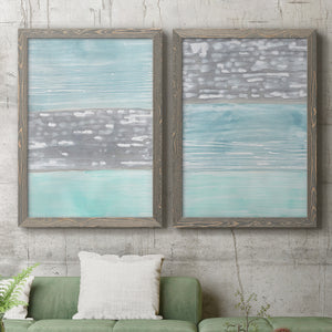 Hydrusphere I - Barnwood Framed Canvas Set