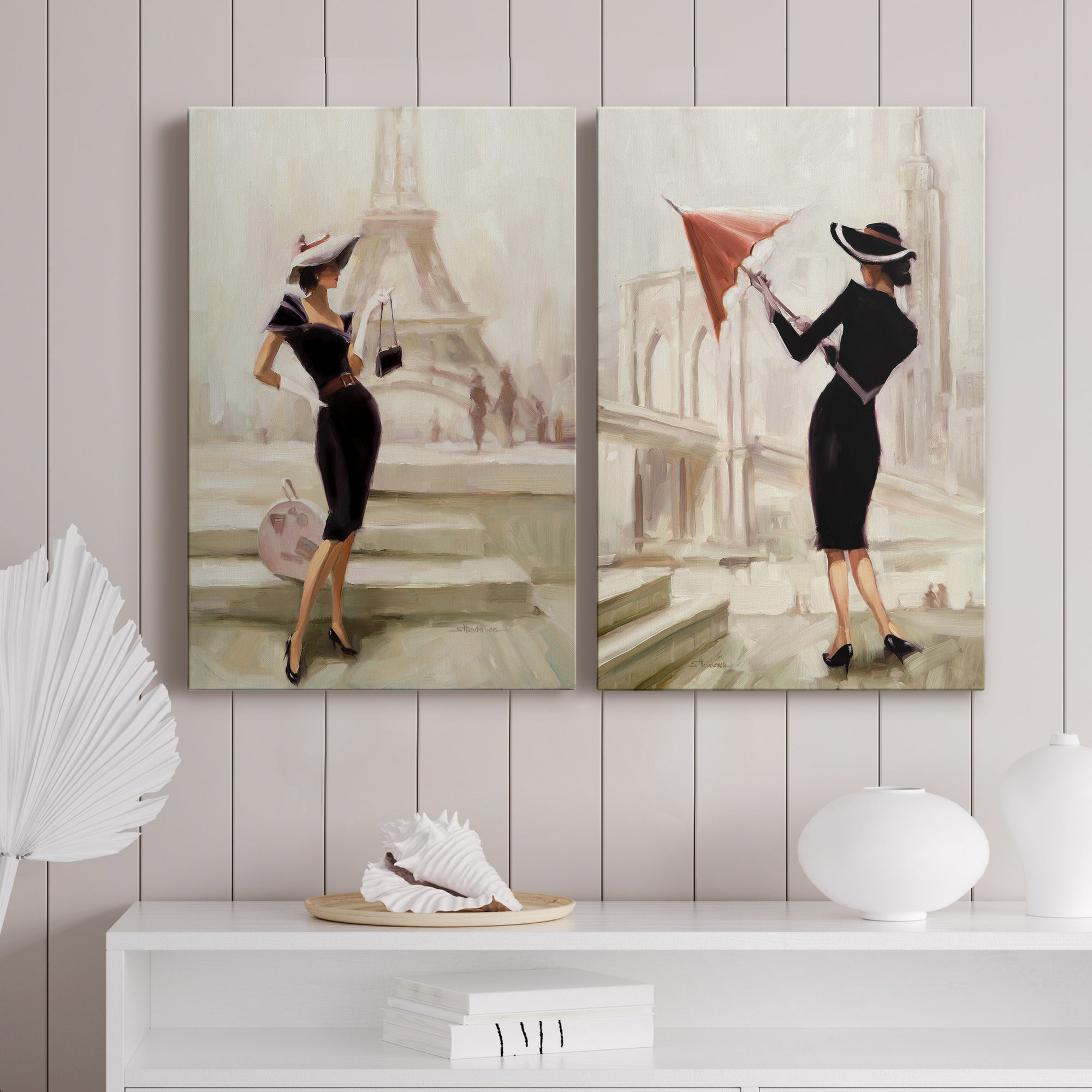 Love, From Paris Premium Gallery Wrapped Canvas - Ready to Hang