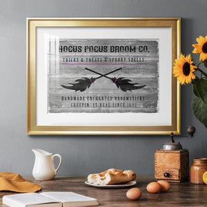 Hocus Pocus Broom Co. - Modern Framed Art Print