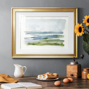 Coastline Splash I - Modern Framed Art Print