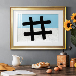 Hashtag - Modern Framed Art Print