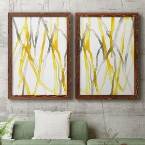 Runnel XIX - Barnwood Framed Canvas Set