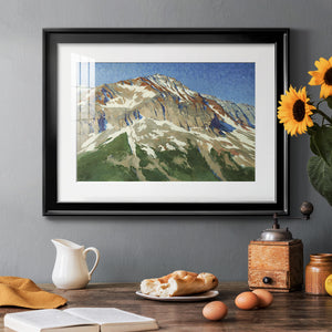 Vermillion Ascent - Modern Framed Art Print