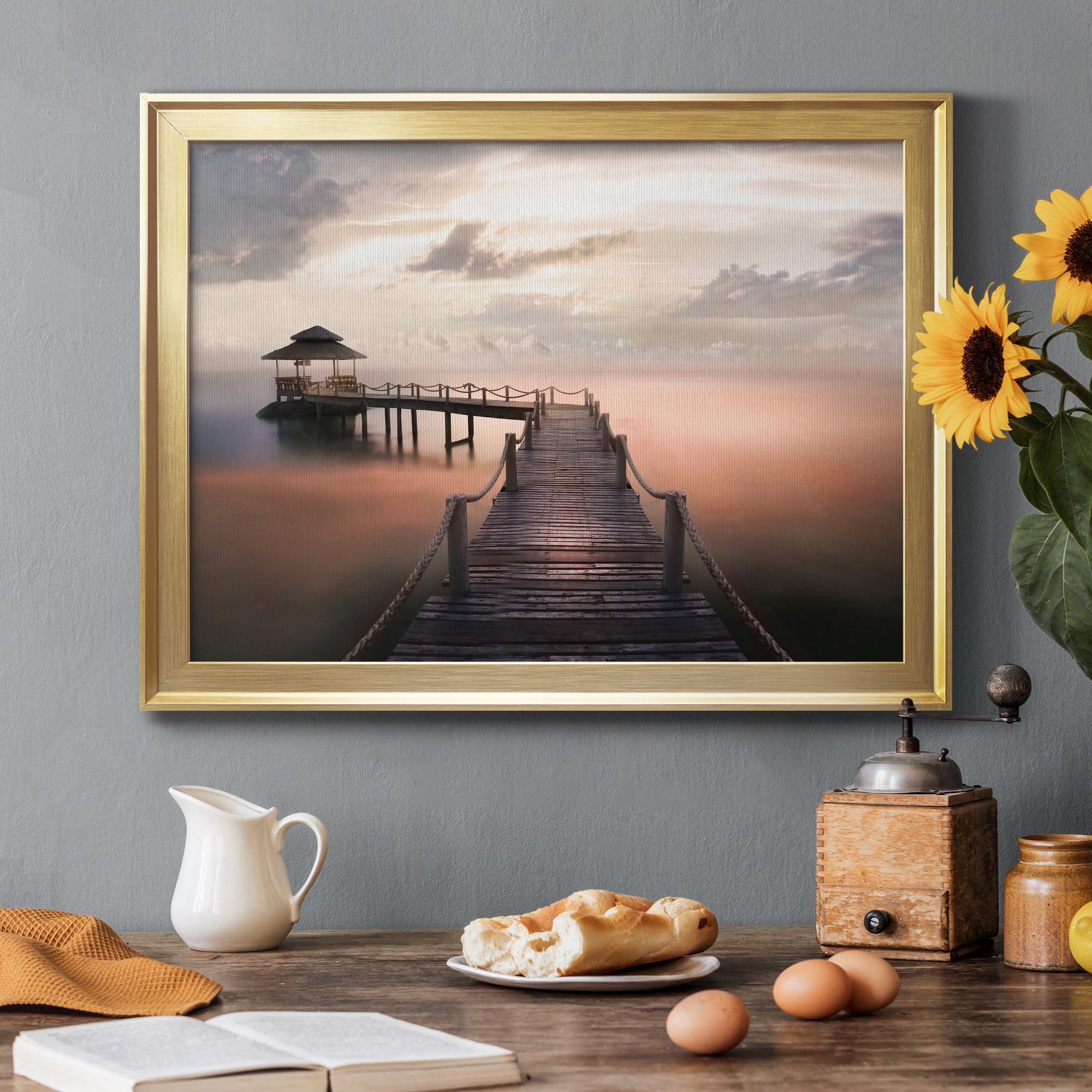 Early Morning Maldives Premium Classic Framed Canvas - Ready to Hang