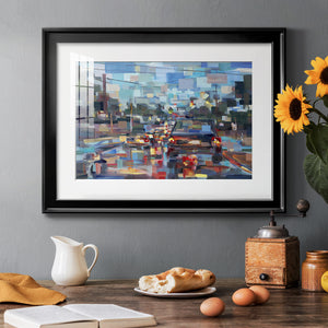 Red Traffic - Modern Framed Art Print