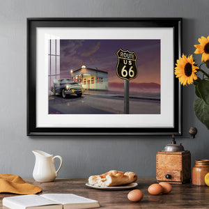 Route 66 - Modern Framed Art Print
