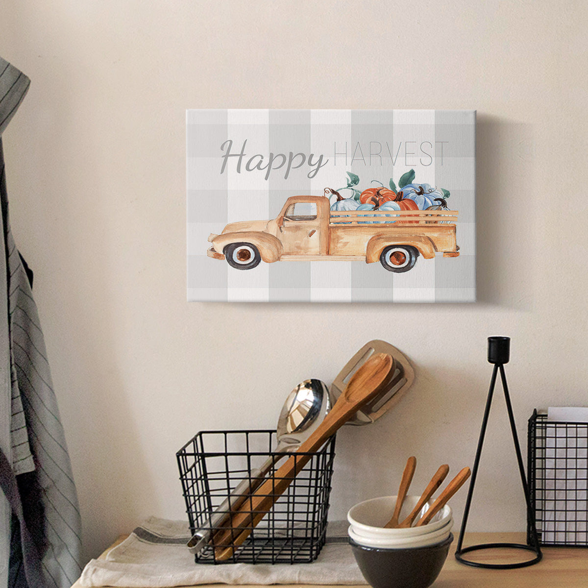 Happy Harvest I Premium Gallery Wrapped Canvas - Ready to Hang