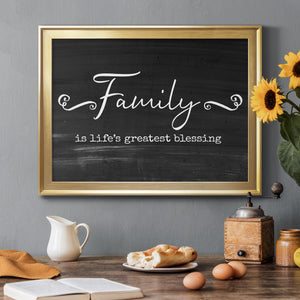 Greatest Blessing - Modern Framed Canvas Print