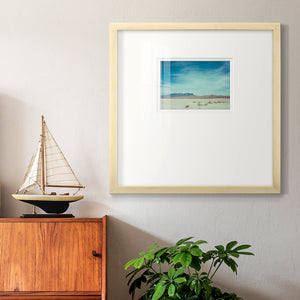 Salt Flat Walk II Premium Framed Print Double Matboard