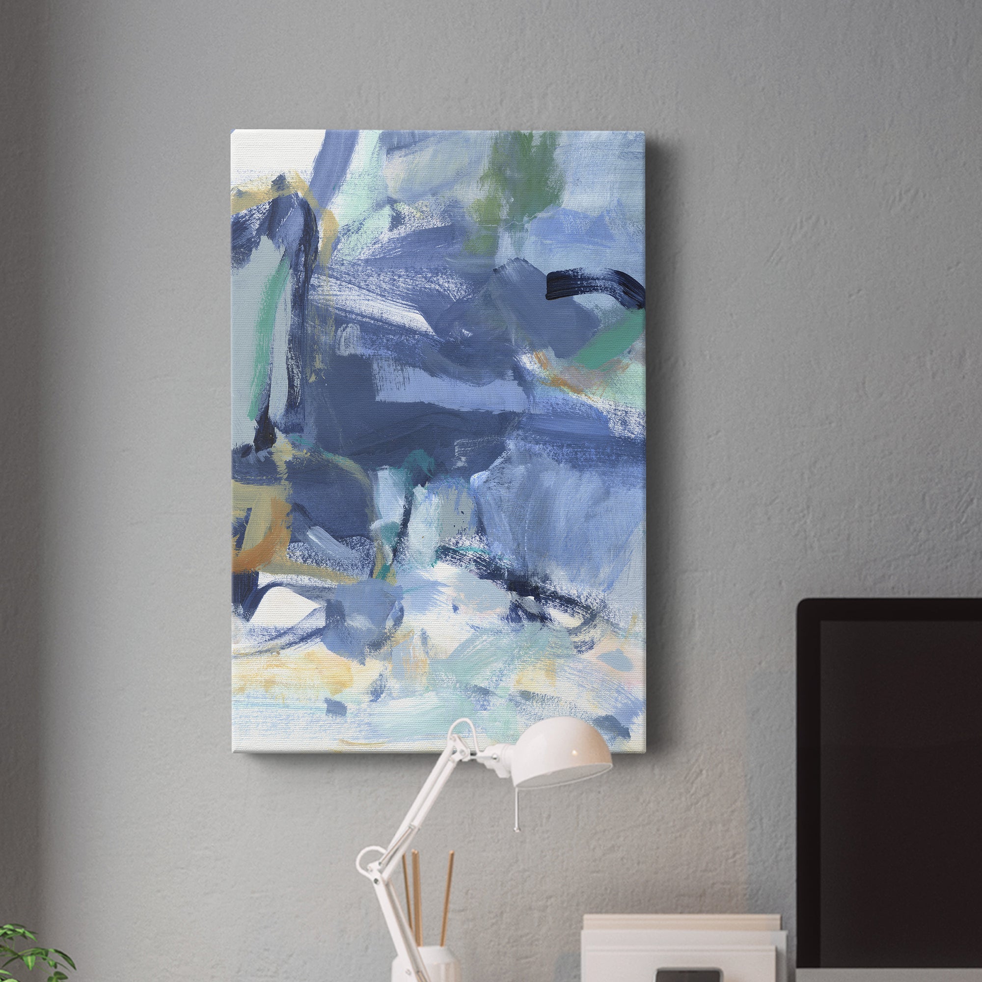 Blue Room I Premium Gallery Wrapped Canvas - Ready to Hang