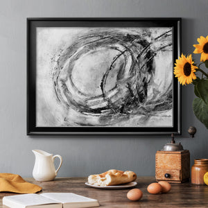 Infinity Rings I - Modern Framed Canvas Print