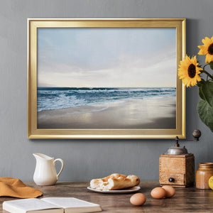 Shimmering Dawn - Modern Framed Canvas Print