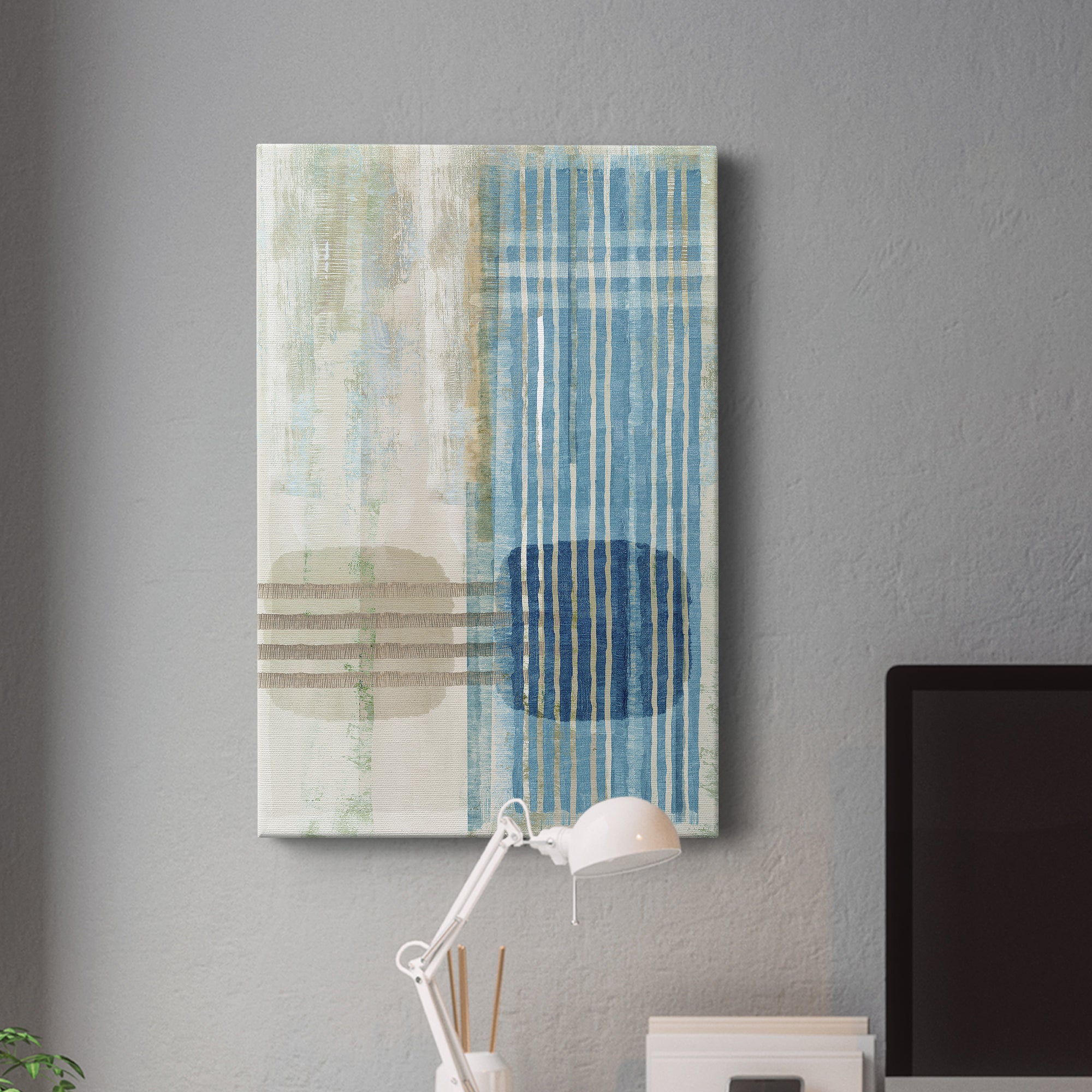 Blue Blue Horizon III Premium Gallery Wrapped Canvas - Ready to Hang