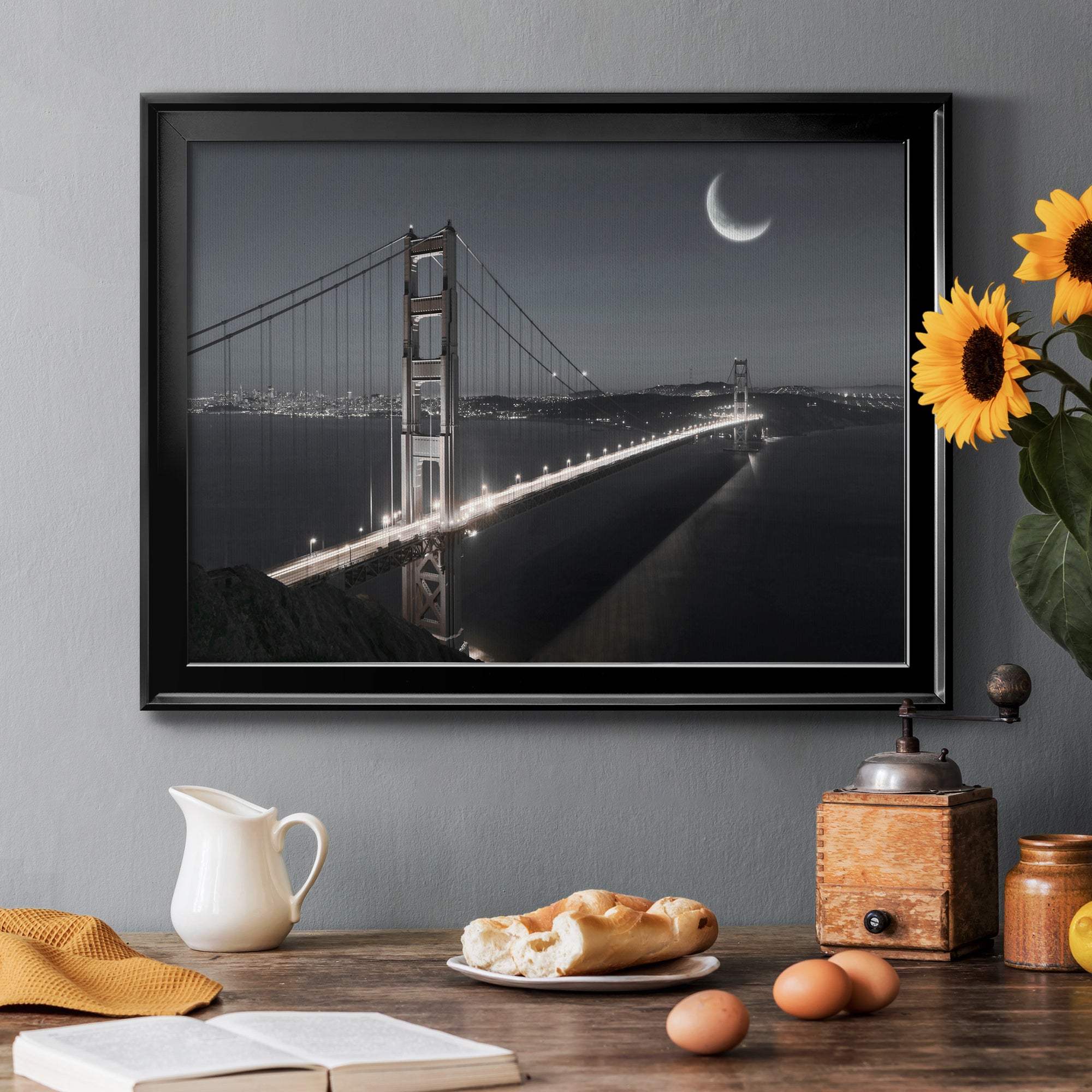 Moonrise Premium Classic Framed Canvas - Ready to Hang