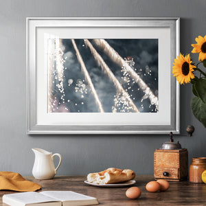 Celestial Glimmer - Modern Framed Art Print