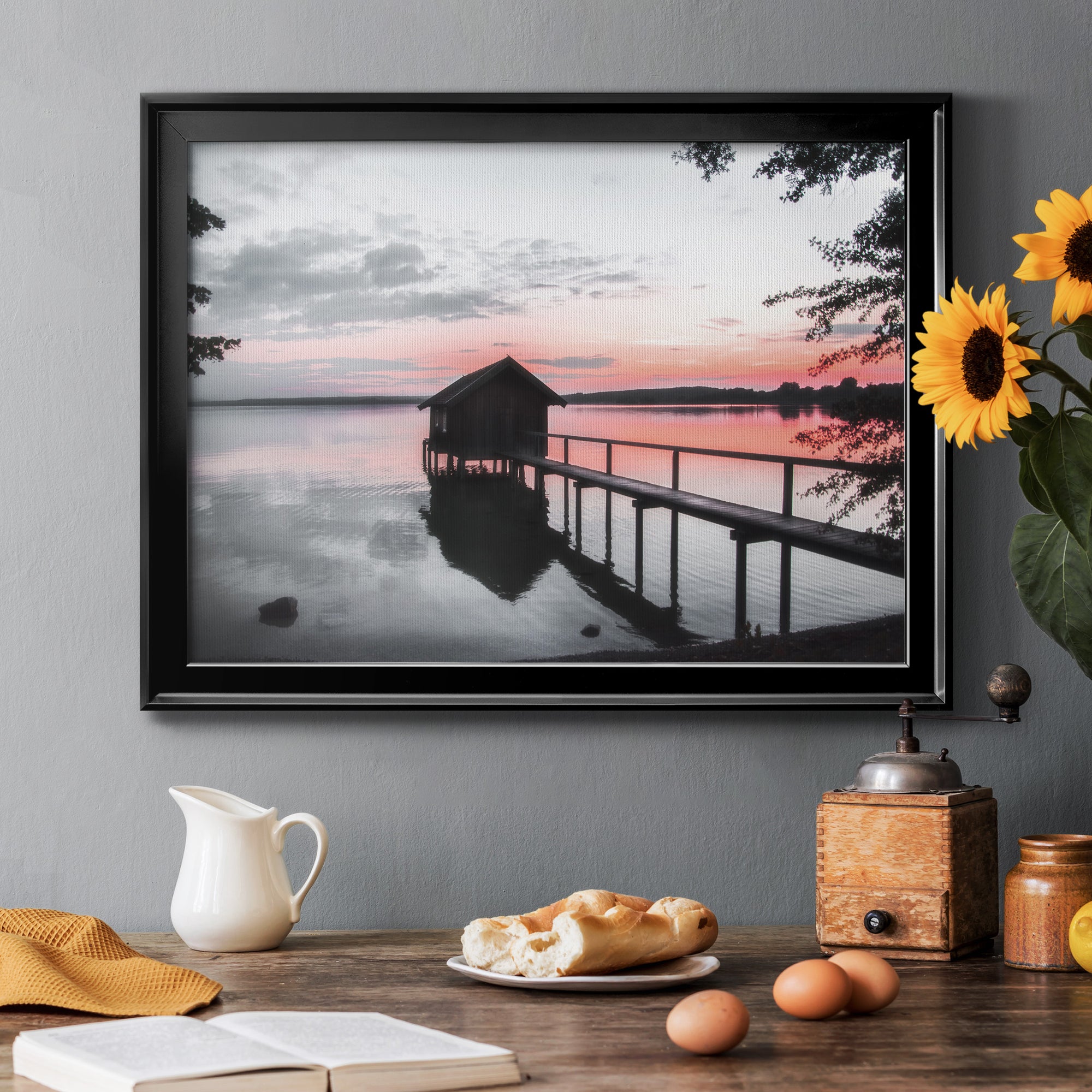 October Sunset Premium Classic Framed Canvas - Ready to Hang