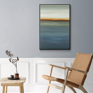 Beside the Blue I - Framed Premium Gallery Wrapped Canvas L Frame - Ready to Hang