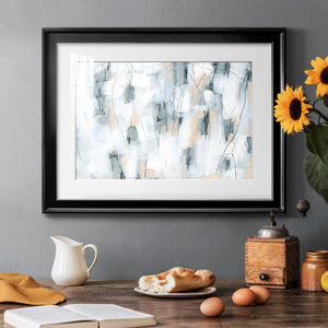 Stone Hatchmarks II - Modern Framed Art Print