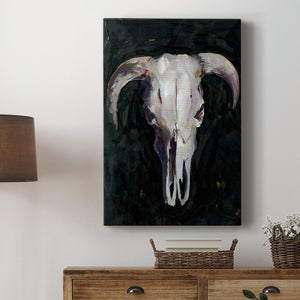 Horned Skull I - Canvas Art Print