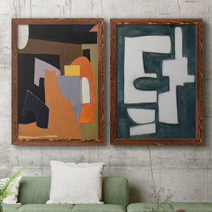 The Olive Press Rooom - Barnwood Framed Canvas Set