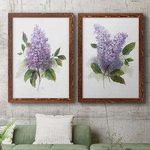 Lilac Romance I - Premium Framed Canvas 2 Piece Set - Ready to Hang