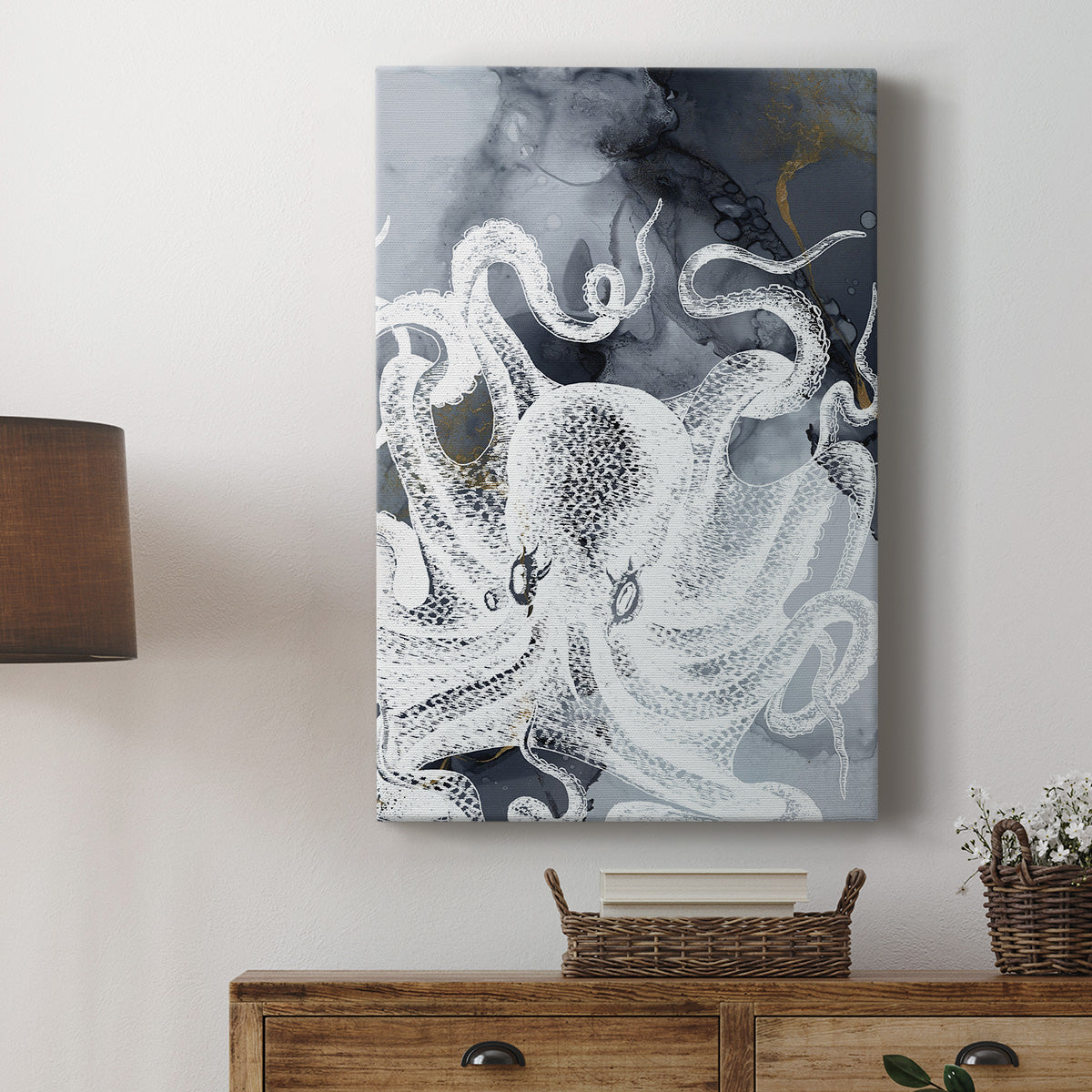 Octopus Ink II Premium Gallery Wrapped Canvas - Ready to Hang