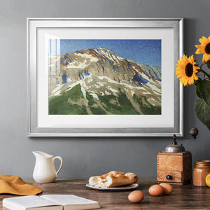 Vermillion Ascent - Modern Framed Art Print