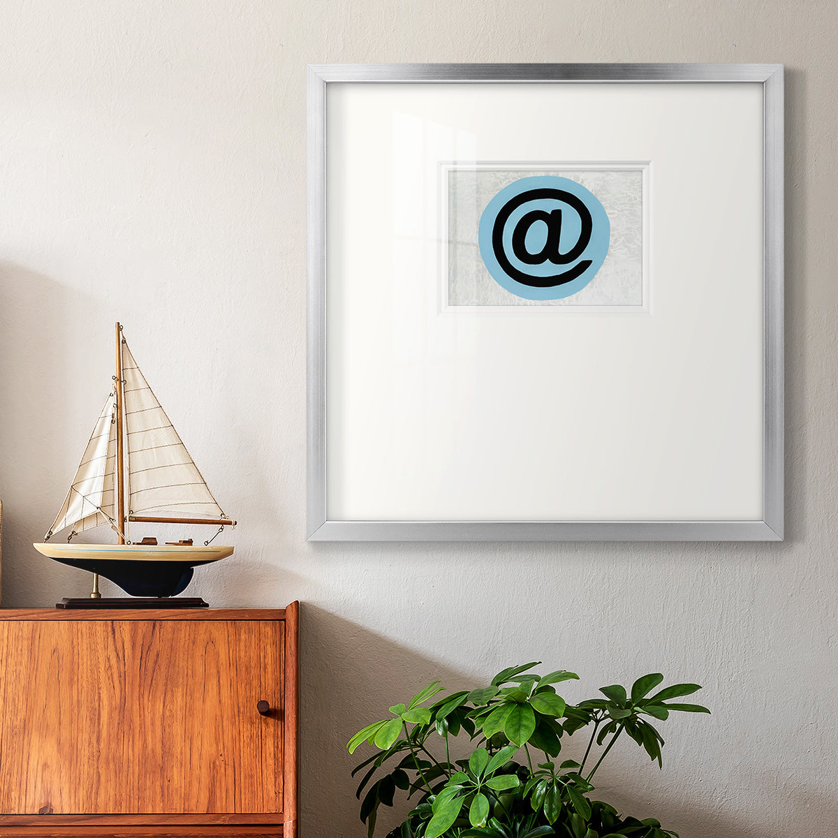 At- Premium Framed Print Double Matboard