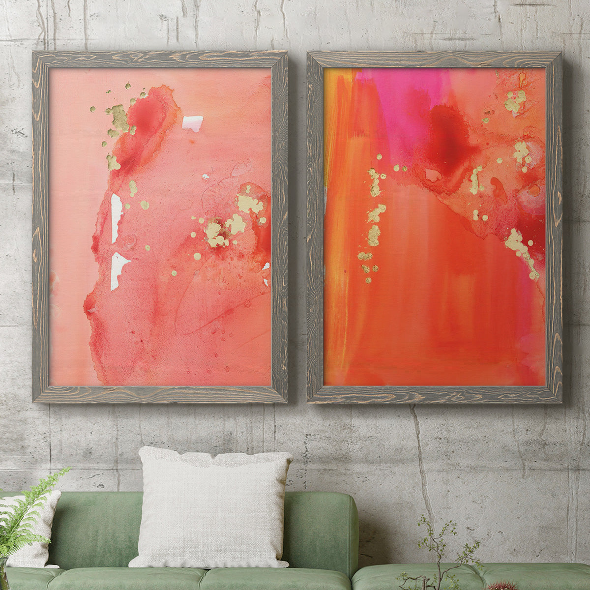 Mythological I - Premium Framed Canvas 2 Piece Set - Ready to Hang