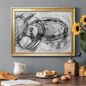 Infinity Rings II - Modern Framed Canvas Print