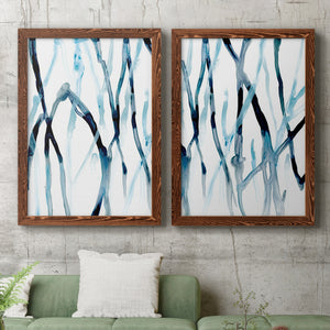 Runnel I - Barnwood Framed Canvas Set