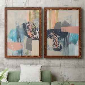 Reductive I - Barnwood Framed Canvas Set