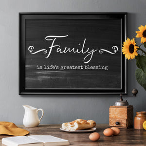 Greatest Blessing - Modern Framed Canvas Print