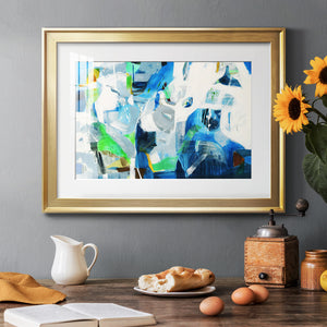 Down the Rapids - Modern Framed Art Print
