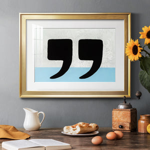 He Said She Said - Modern Framed Art Print