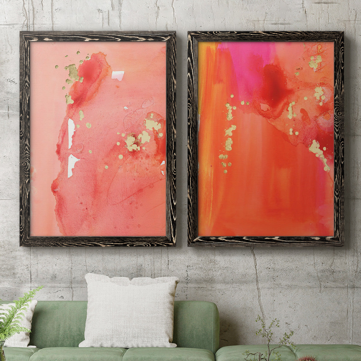 Mythological I - Premium Framed Canvas 2 Piece Set - Ready to Hang