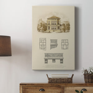 Estate and Plan I - Canvas Art Print