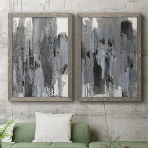 Loft Pastel III - Barnwood Framed Canvas Set